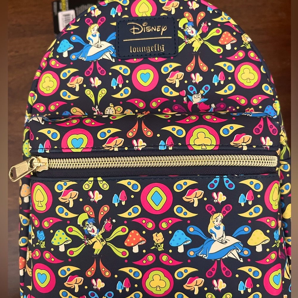Alice in Wonderland Disney Loungefly Mini Backpack